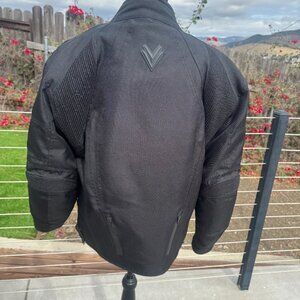 Frank Thomas XTi Armored Motorcycle Riding Jacket Black - Size Large